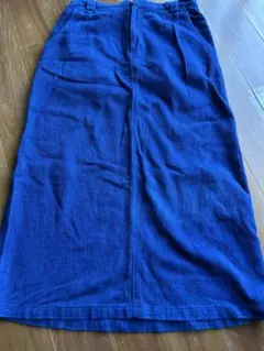 ブルーブルー　コットンロングスカート