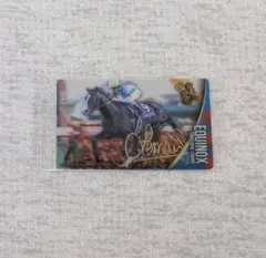 サラブレッドホースコレクション ツインウエハース　イクイノックス　金箔サイン