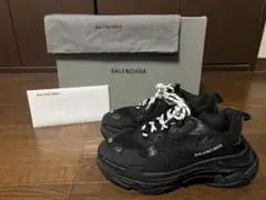 バレンシアガ Triple S 27cm ブラック レッド ダストバッグ 付属品