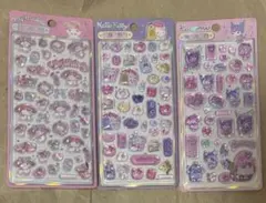 海外限定正規品　キティ　マイメロ　ボンボンドロップシール