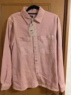 ZARA ピンク デニムシャツ 長袖シャツ Mサイズ