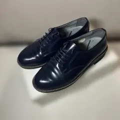 HARUTA ブルー　レザー ローファー