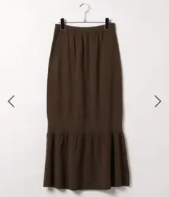 冬物1200円均一☆LEPSIM☆12ゲージ裾ボリュームスカート☆ブラウン