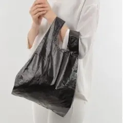BAGGU エコバッグ　メタリックブラック　BABY
