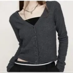 SLY SPRING FRIZZY YARN 2WAY ツーウェイカーディガン