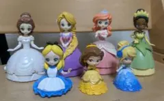 ディズニープリンセス フィギュアセット 7体