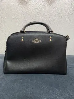 COACH コーチ ハンドバッグ 2way ブラック 黒