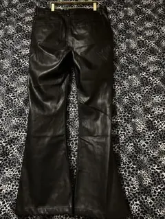 y2k grunge archive opium leather pants