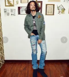 HYSTERIC GLAMOUR WPR加工デニム ストレートパンツセット