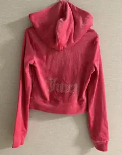 Juicy Couture ベロアパーカー ピンク アメリカサイズXSのサムネイル