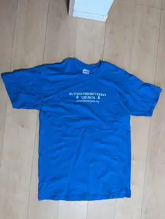 【USA古着】Butner Presbyterian Church Tシャツ 青
