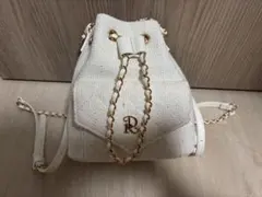 ダーリッチ Vernal Tweed キルティングリュック アイボリー - メルカリ
