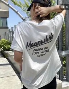 andme プリントエンブロイダリーロゴ半袖Tシャツのサムネイル