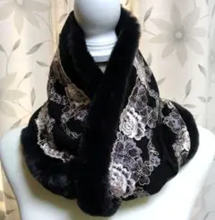 No.n10　ファースヌード　ハンドメイド