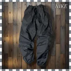 90's NIKE オールドナイキ 白タグ ナイロンジョガーパンツ L