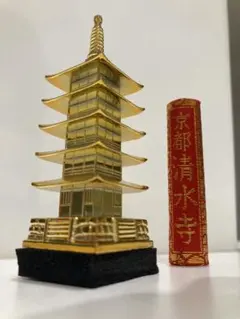 東大寺七重の塔 24金メッキ置物 - メルカリ