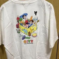 L 新品 CITY あらいけいいち　あらゐけいいち モクメセイ荘三人組Tシャツ