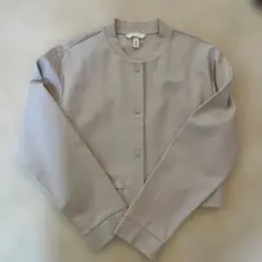 薄紫ノーカラージャケット Sサイズ