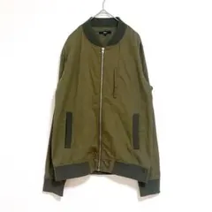 ブルゾン　カーキ　L アウター　薄手　羽織り　カジュアル　春　秋　チャオパニック