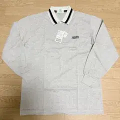 新品　J.PRESS 長袖ポロシャツ グレー L メンズ ジェイプレス　ゴルフのサムネイル