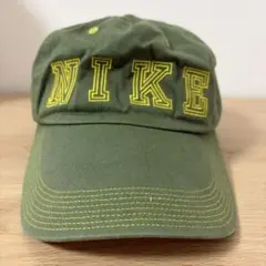 00's Nike ナイキ キャップ 帽子　緑×黄
