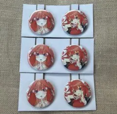 5等分の花嫁 中野五月 缶バッジ 3個セット