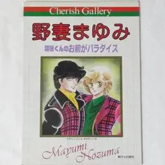 4》野妻まゆみ 自選複製原画集 Cherish Gallery 白泉社 集英社