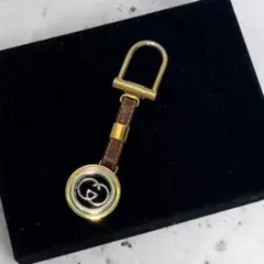 GUCCI グッチ キーリング インターロッキングG レザー GG