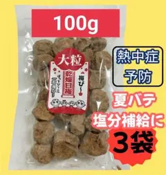 梅ぴー 乾燥梅干し 100g 3袋　塩分補給クエン酸つわり熱中症予防　干し梅　梅のサムネイル