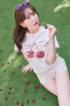Cherry Tee '26 herlipto チェリー　Tシャツのサムネイル