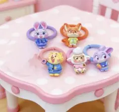 ズートピア　ヘアゴム5種セット