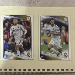 Topps レアル・マドリード 2枚セット ムバッペ ベリンガム