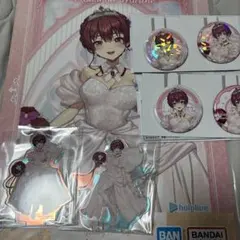 ホロライブ 一番くじ 宝鐘マリン 5点セット 缶バッジ アクスタ