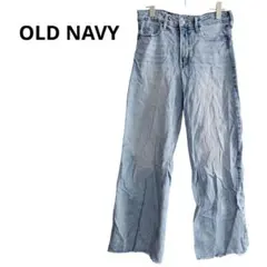 ※OLD NAVY ライトブルー デニム ジーンズ ワイドレッグ ズボン ボトム