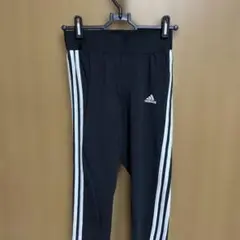 adidas ブラック スパッツ Lサイズ