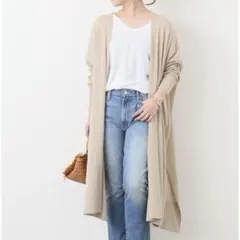 MUSE ドゥーズィエムクラス 名品 shake code ロングカーディガンのサムネイル
