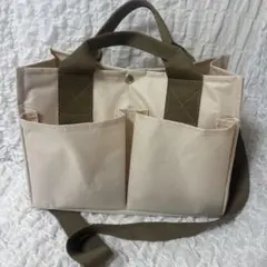 大容量 キャンバス マザーズバッグ ショルダーバッグ トートバッグ2way