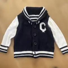 キッズ ニットカーディガン Cロゴ 90cm コムサイズム