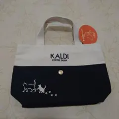 カルディ　ネコの日バッグ　ミニトートのサムネイル