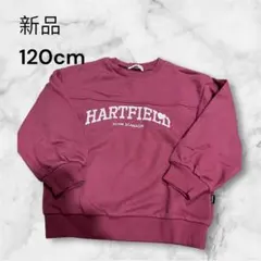 新品 タグ付き 女の子 トレーナー 120 ピンク 長袖 スウェット