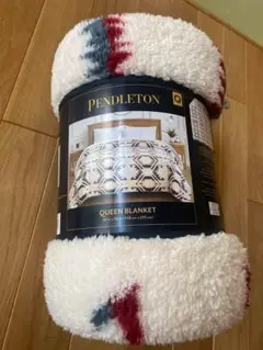PENDLETON　ペンドルトン　ひざかけ　ブランケット　クイーン　ホワイト PENDLETONペンドルトンひざかけブランケットクイーンホワイト