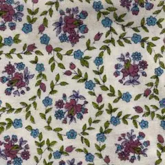 希少 レア ビンテージ生地 レトロな花柄