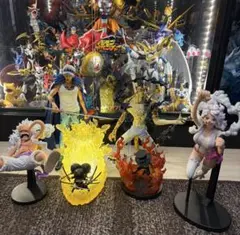 ワンピース　フィギュア　まとめ売り　セット売り　ルフィ　ニカ　ボニー　ロー　等