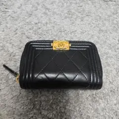 ほんとに最終！正規品　CHANEL ボーイシャネル　ゴールド金具　コインケース