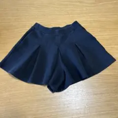 UNIQLO プリーツキュロット 130 ブラック