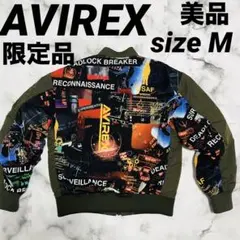 激レアAVIREX FIGHTER PHOTO TYPE MA-1 バック総柄