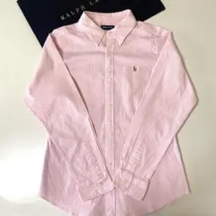 POLORalph Lauren ストライプシャツ キッズ150センチ 美品