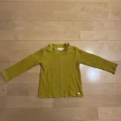 coto cotte 長袖カットソー 100cm マスタード