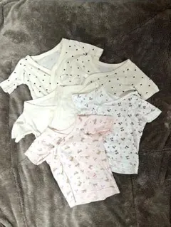ベビー用短肌着 まとめ売り 5枚セット 女の子 男の子