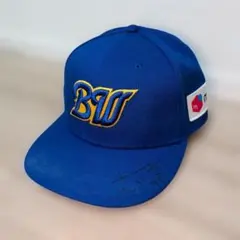 【実使用】オリックスバファローズ 才木海翔 ブルーウェーブ復刻 キャップ 実使用】オリックスバファローズ 才木海翔 ブルーウェーブ復刻
